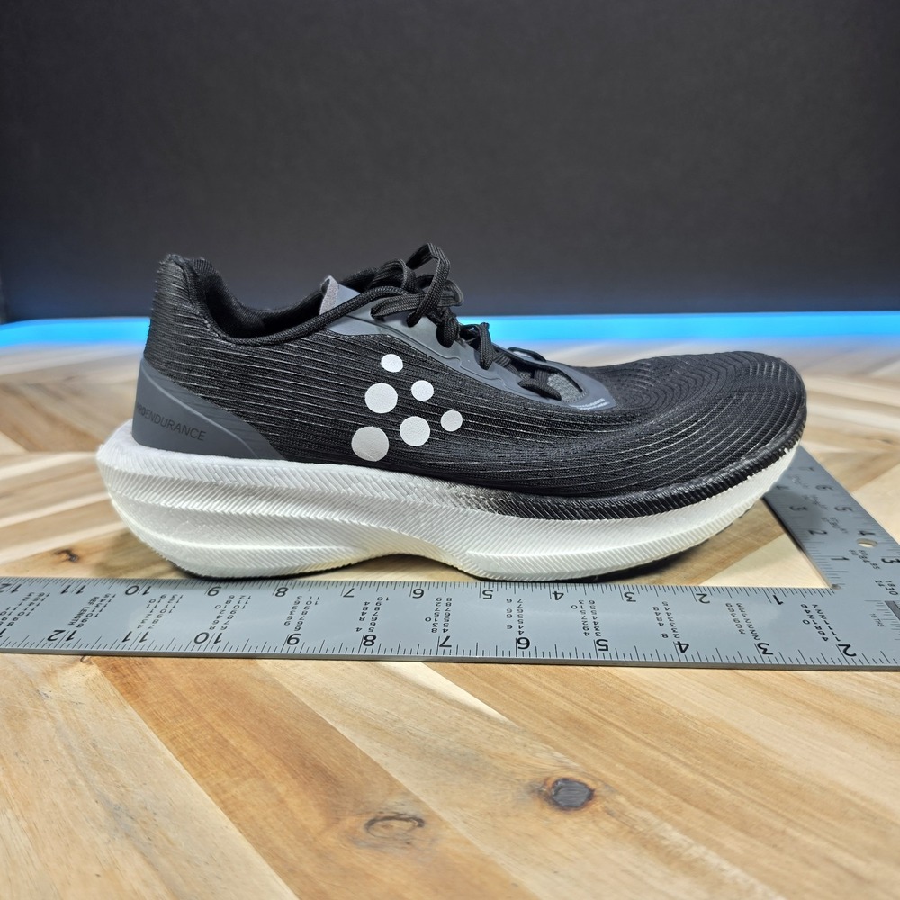 Craft Sports Pro Endurance Mens Athletic Running Shoes Size 8.5 Black White - Picture 13 of 14